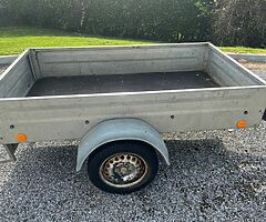 Galvanised factory built trailer