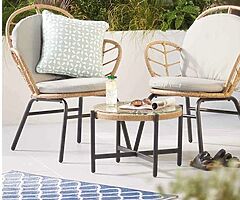 Brand new three peice set rattan Garden furniture