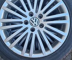 Vw Orginal Alloys wheels.