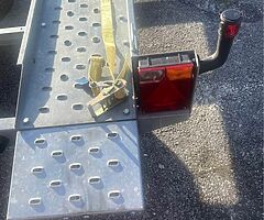 Smart car single axle car transporter trailer