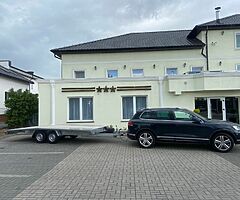 17.5 Ft Trailer .Heavy duty Chassis .Same axles &Hitch as Brian James .Better Design.