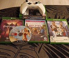 Xbox one controller & games  also GTA for PS3