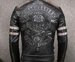 Leather jacket & vests