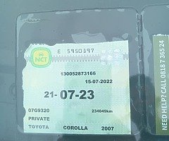 07 Toyota Corolla 1.4 diesel