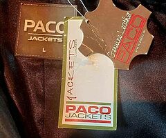 Black leather jacket