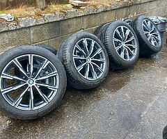 Bmw x5 g05 20inch genuine alloy wheels with good tyres for sale - Image 6/6