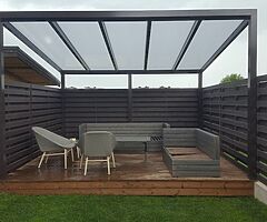 ALUMINIUM AND TIMBER  PERGOLAS
