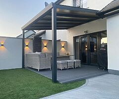ALUMINIUM AND TIMBER  PERGOLAS