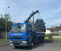 WE will collect and dispose of any old scrap cars vans etc call Andy 07719133925