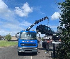 WE will collect and dispose of any old scrap cars vans etc call Andy 07719133925