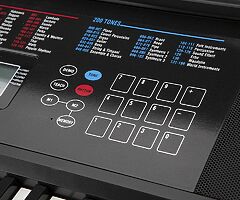 159€ 61 Key Keyboard Piano with Keyboard Bench, Digital Piano Stool, Sustain Pedal and Headphones