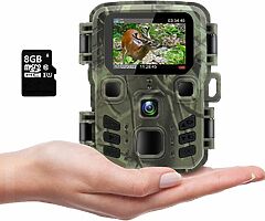 79€ 20MP Trail Camera Infrared Night Vision 0.3S Motion act Wildlife Scouting Include 8GB SD Card
