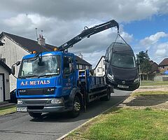 WE will collect and dispose of any old scrap cars vans etc call Andy 07788816399