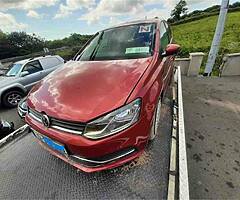 2015 VOLKSWAGEN POLO 1.2L Petrol breaking for parts