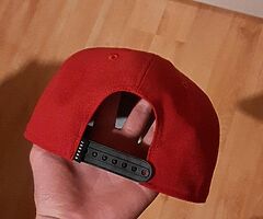 Red adjustable jordan cap