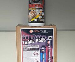 Expanding foam kit and wipes delivery anywhere in Ireland