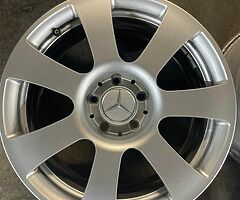 17” genuine Mercedes alloys