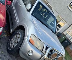 Mitsubishi Pajero crew cab