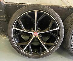 20” Storm alloys 5X108  / new tyres