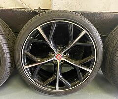 20” Storm alloys 5X108  / new tyres - Image 3/6