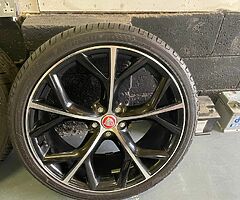 20” Storm alloys 5X108  / new tyres - Image 6/6