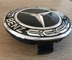 75mm Mercedes wheel Caps 4pcs New Black - Image 5/5