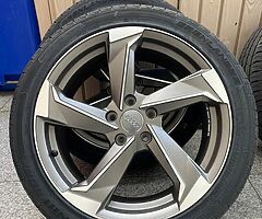 BRAND NEW TTRS TWIST ALLOYS AND TYRES FOR SALE