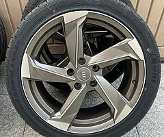 BRAND NEW TTRS TWIST ALLOYS AND TYRES FOR SALE