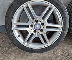 17inch Genuine AMG Mercedes alloys 5x112 VW AUDI