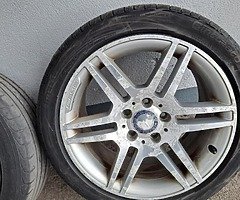 17inch Genuine AMG Mercedes alloys 5x112 VW AUDI - Image 5/7