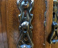 Antique Sideboard with Mirror Panels