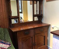 Antique Sideboard with Mirror Panels - Image 6/6