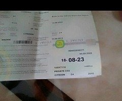 2010 citreon C4 ( not automatic )