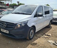 2017 Mercedes-Benz VITO CREW VAN 9 SEAT ULEZ FREE