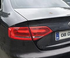 Audi a4 b8, 2.0tdi parts Black, Grey, blue and light blue colour panels