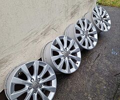 17" Genuine Audi 5x112 Alloys