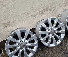 17" Genuine Audi 5x112 Alloys