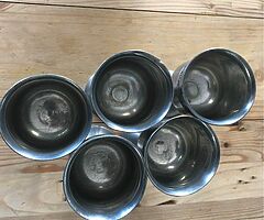 5 Pewter Goblets