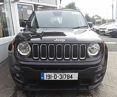 2019 2019 JEEP RENEGADE LONGITUDE 1.6 TDI 120 BHP NCT 3/23 OR 375 P/M  RENEGADE