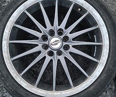 4 stud multifitment 17 inch alloys