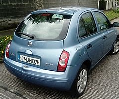 07 NISSAN MICRA 1.2 petrol,NCT-01.09.19 - Image 7/10