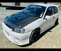 Glanza carbon bonnet and Cusco cage