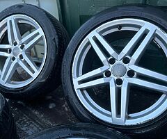 Audi 18 inch alloy wheels - Image 4/5
