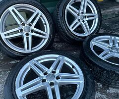 Audi 18 inch alloy wheels - Image 5/5