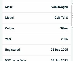 2005 mk5 golf - Image 4/5