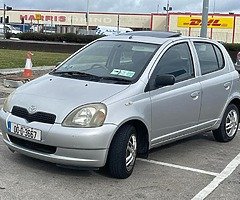 Toyota Yaris with Sunroof