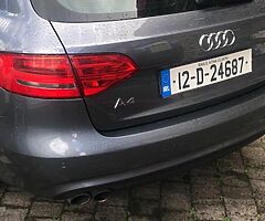 2012 AudiA4 Estate manual diesel