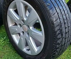 Wheels 5×112..Tyres 215/55  R-16..Like new