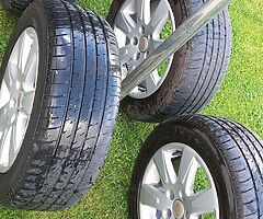 Wheels 5×112..Tyres 215/55  R-16..Like new