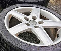 5×112 AUDI..SEAT..VW..SKODA.. WHEELS AND TYRES..235/45  R-17.. 50%